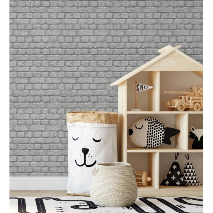 Papel pintado imitación ladrillo industrial - Dayton 6224