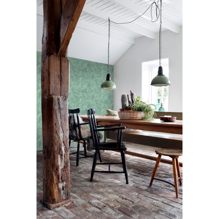 Papel pintado hojas tropicales - Bora Bora 679046