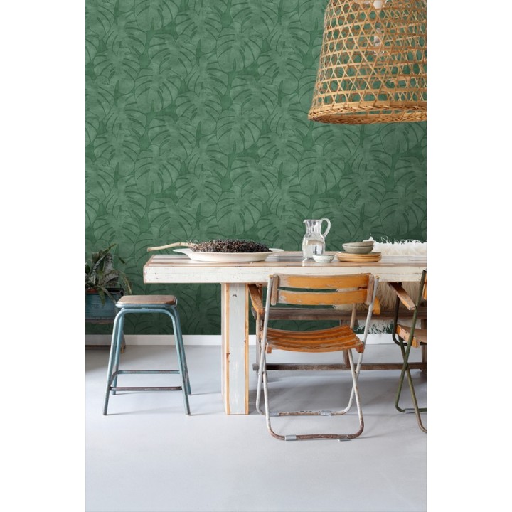 Papel pintado hojas tropicales - Bora Bora 679047