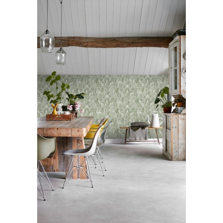 Papel pintado hojas jungla jamaicana - Jamaican Jungle 679049