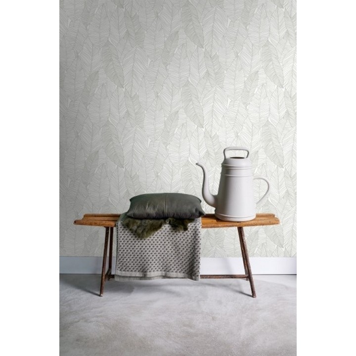 Papel pintado hojas modernas estilo tropical - Manila Tropical 679052