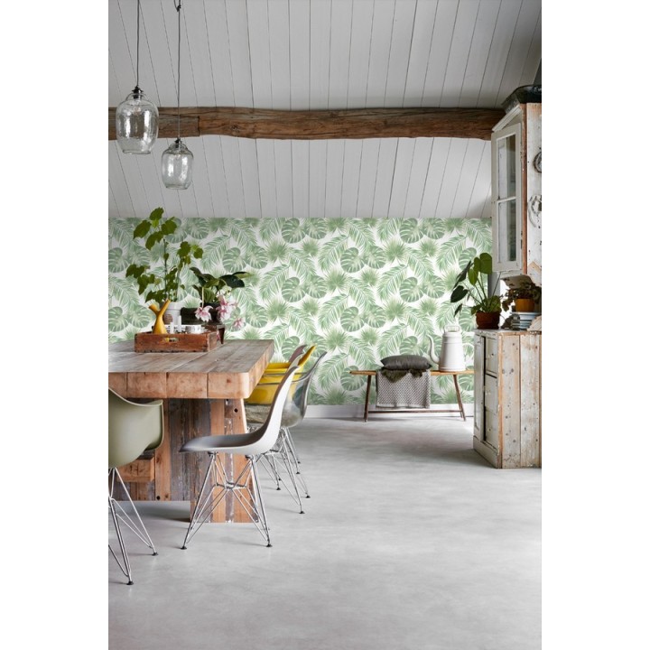 Papel pintado hojas tropicales - Bahamas Island 679055