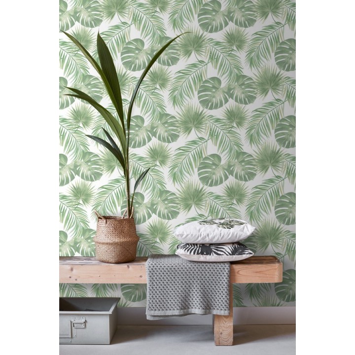 Papel pintado hojas tropicales - Bahamas Island 679055