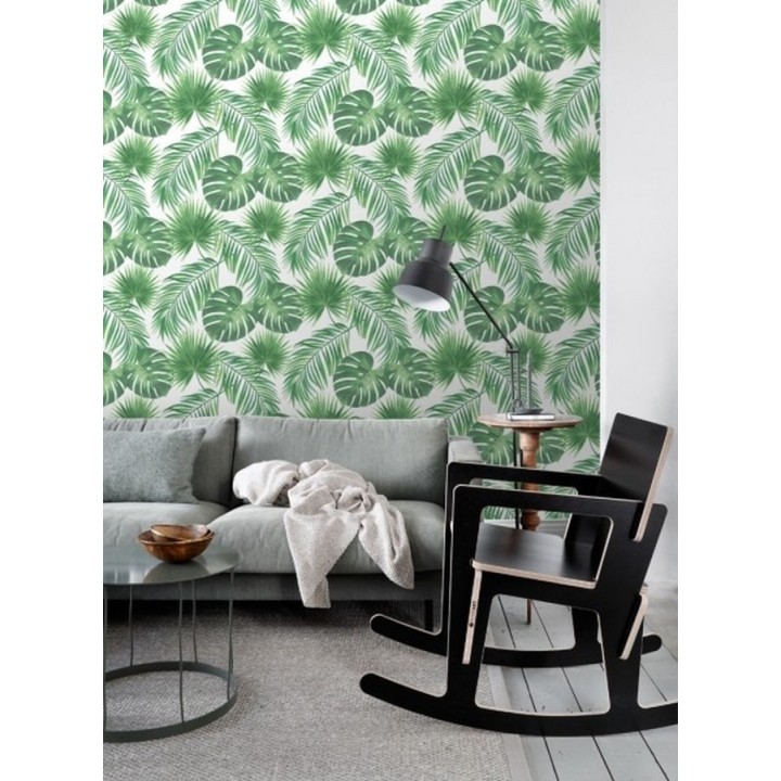 Papel pintado hojas tropicales - Bahamas Island 679056