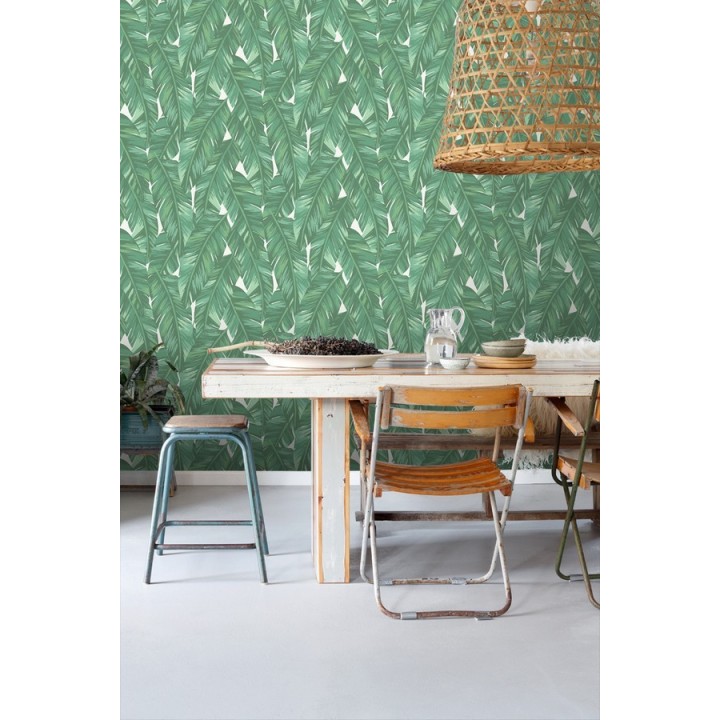 Papel pintado hojas de palmeras tropicales - Summer in Beirut 679057