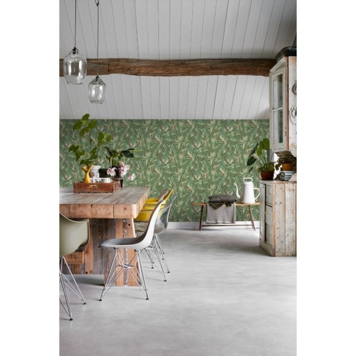 Papel pintado hojas de palmeras tropicales - Summer in Beirut 679058