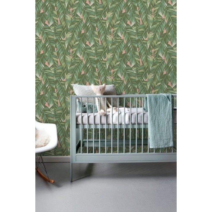 Papel pintado hojas de palmeras tropicales - Summer in Beirut 679058