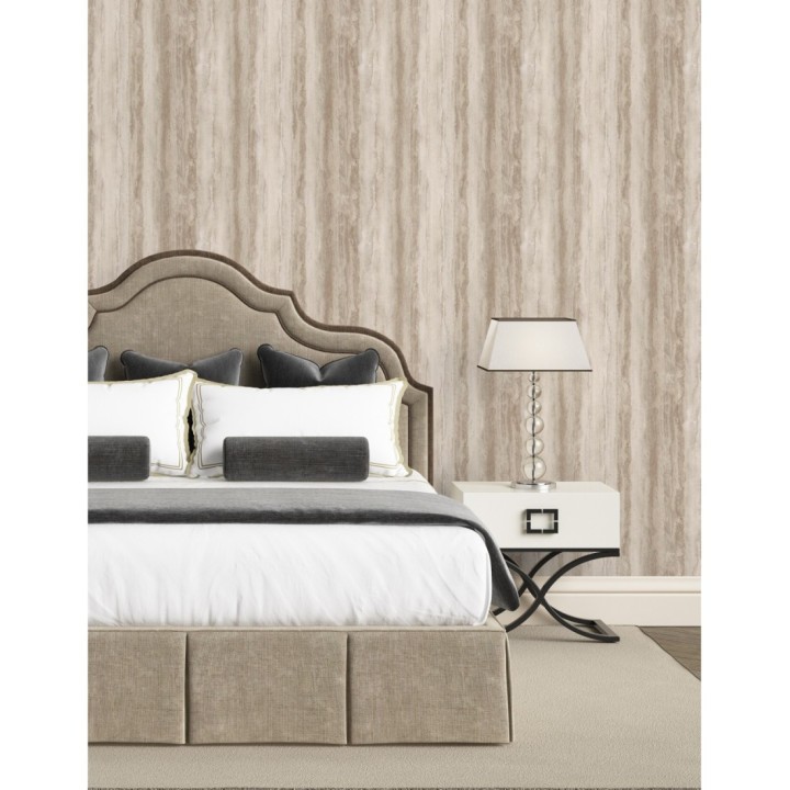 Papel pintado efecto mármol tonos beige y marrones - Siracusa Marble 679097