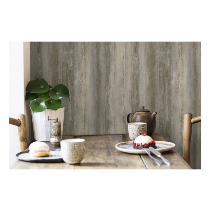 Papel pintado efecto mármol tonos grises - Siracusa Marble 679098