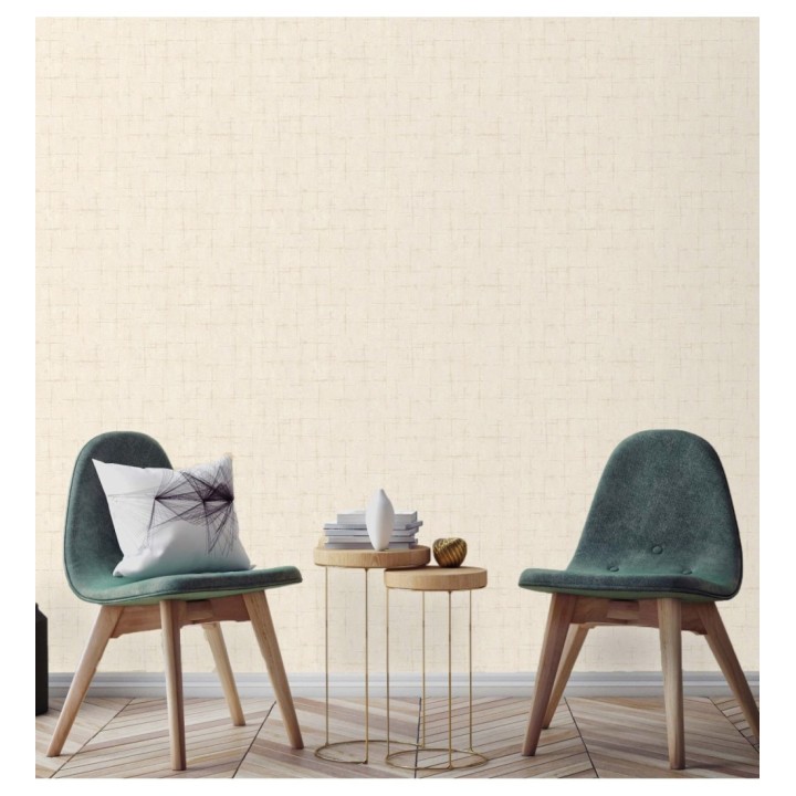 Papel pintado texturizado con toques metalizados - Moma Lines 679143