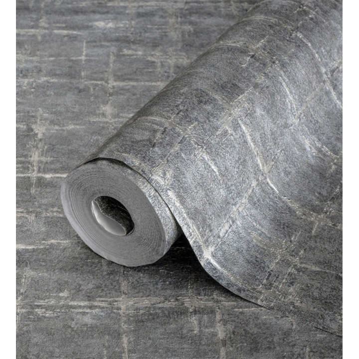 Papel pintado texturizado con toques metalizados - Moma Lines 679148