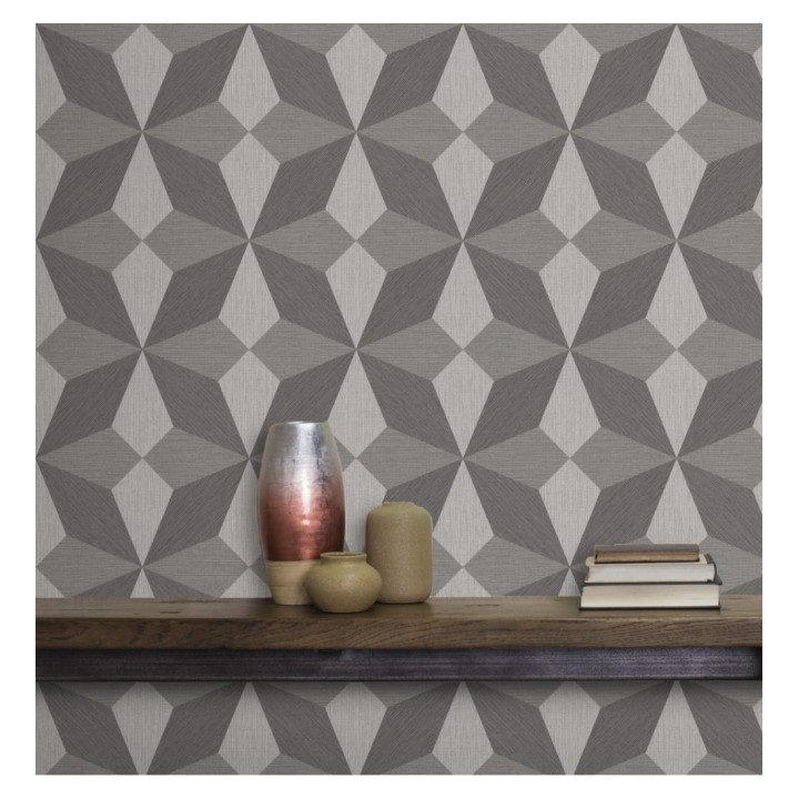 Papel pintado geométrico de estrellas - Star Metrix 679253