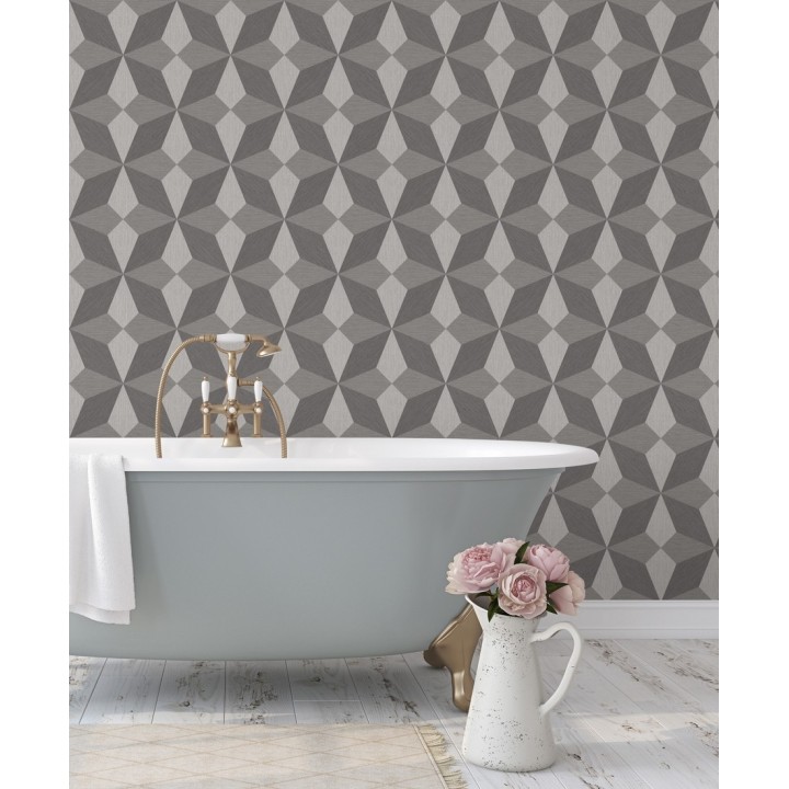 Papel pintado geométrico de estrellas - Star Metrix 679253