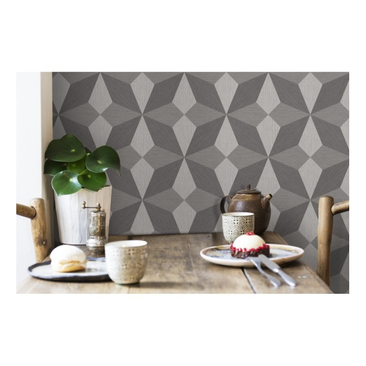 Papel pintado geométrico de estrellas - Star Metrix 679253