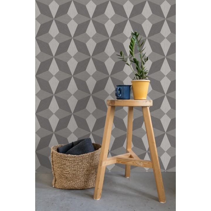 Papel pintado geométrico de estrellas - Star Metrix 679253