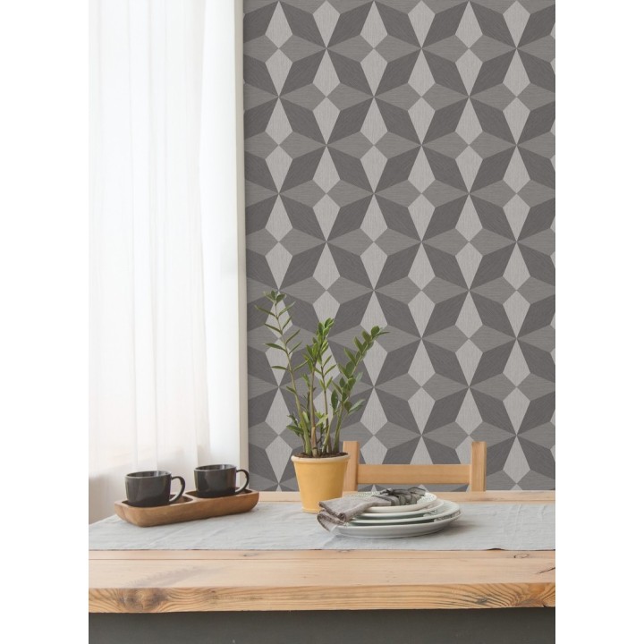 Papel pintado geométrico de estrellas - Star Metrix 679253