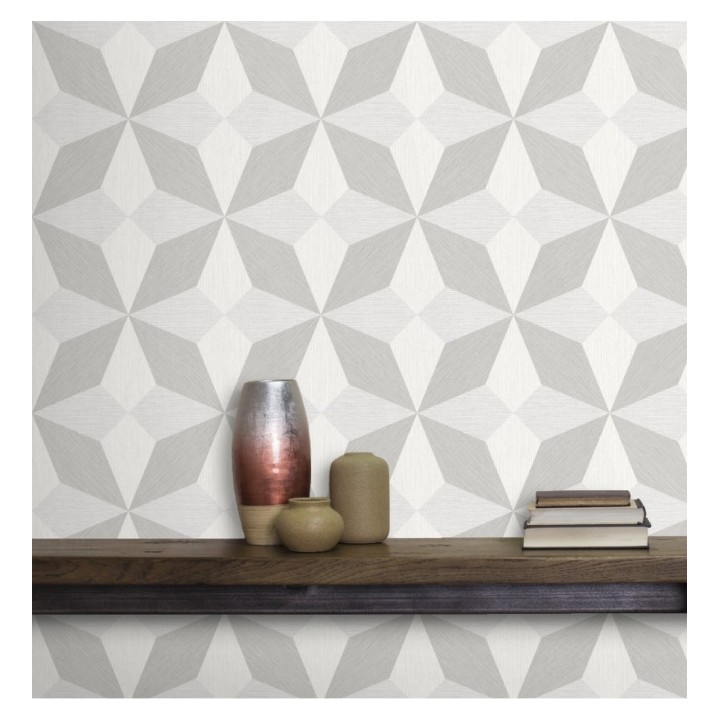 Papel pintado geométrico de estrellas - Star Metrix 679254