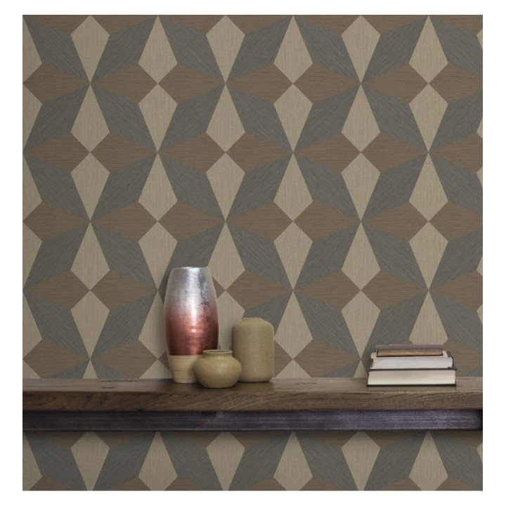 Papel pintado geométrico de estrellas - Star Metrix 679256