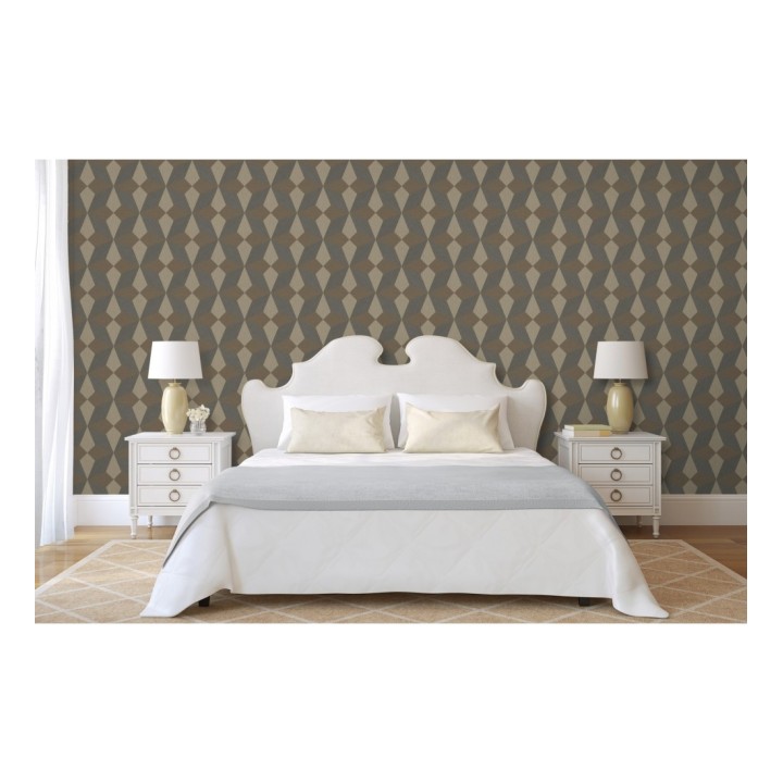 Papel pintado geométrico de estrellas - Star Metrix 679256