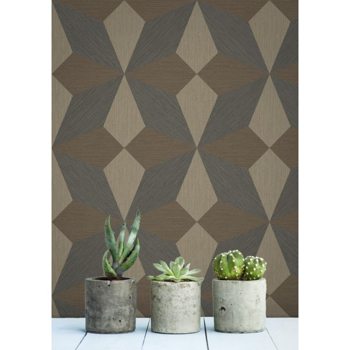 Papel pintado geométrico de estrellas - Star Metrix 679256