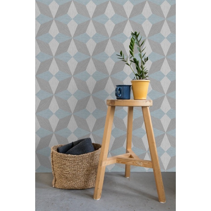 Papel pintado geométrico de estrellas - Star Metrix 679257