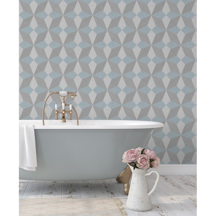 Papel pintado geométrico de estrellas - Star Metrix 679257