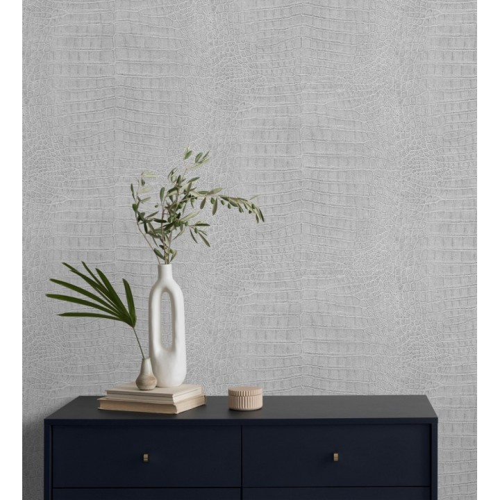 Papel pintado piel de cocodrilo caimán africano - Maseru 6738