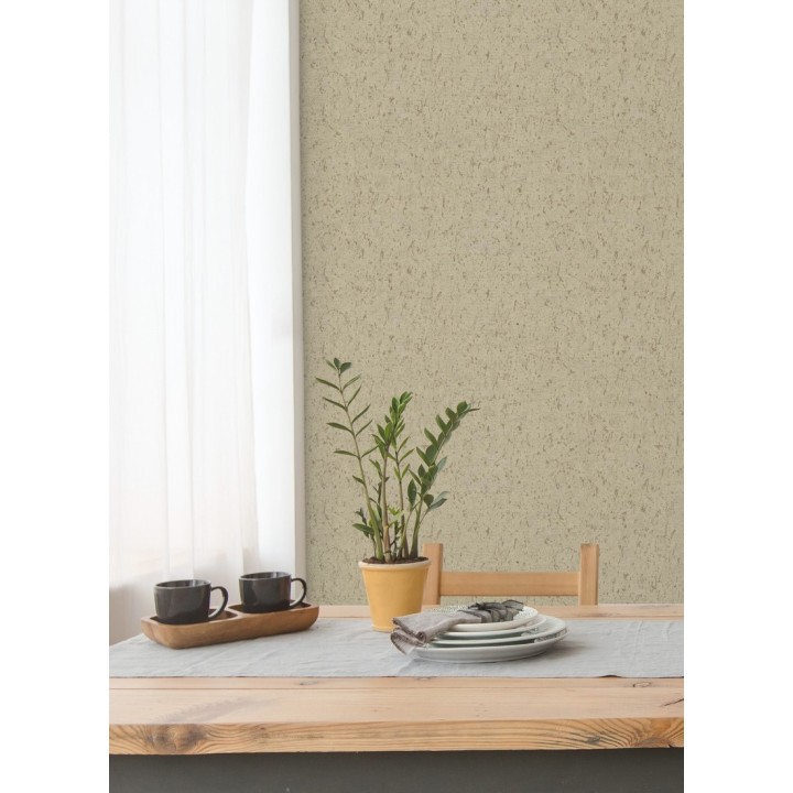 Papel pintado texturizado beige - Preston Stone 679272