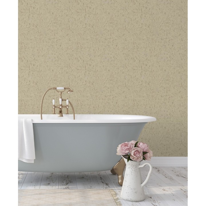 Papel pintado texturizado beige - Preston Stone 679272