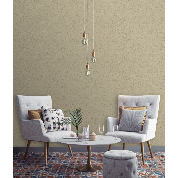 Papel pintado texturizado beige - Preston Stone 679272