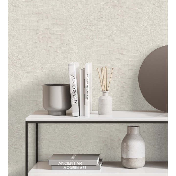 Papel pintado piel de cocodrilo caimán africano - Maseru 6739