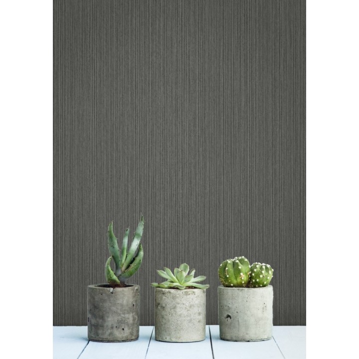 Papel pintado texturizado gris - Torino 679292