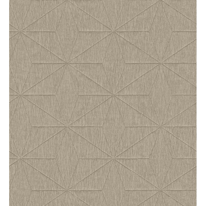 Papel pintado geométrico texturizado tonos ocre - Corinto 679293