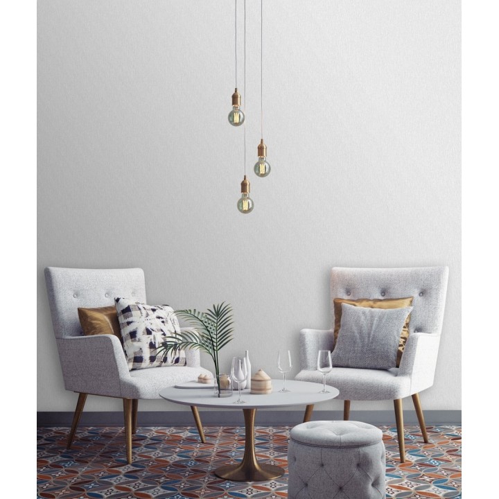 Papel pintado liso texturizado tonos claros - Manilva 679300