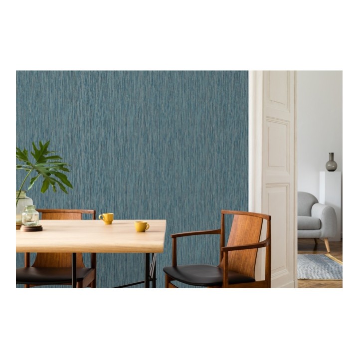 Papel pintado efecto pintura tonos azules - Tianyar 679316