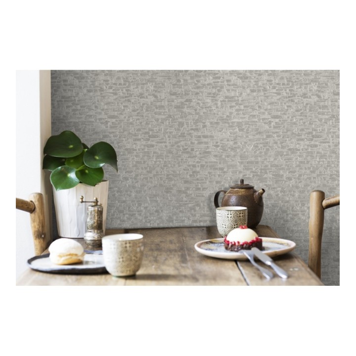 Papel pintado mosaico de piedrecitas - Venice Stone 679317