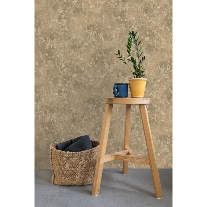 Papel pintado estuco veneciano liso con vetas rugosas - Travis Stone 679318