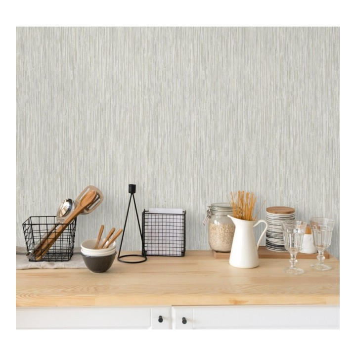 Papel pintado efecto pintura tonos blancos y grises - Tianyar 679328