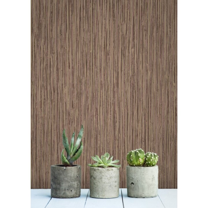 Papel pintado efecto pintura tonos marrones y dorados - Tianyar 679330