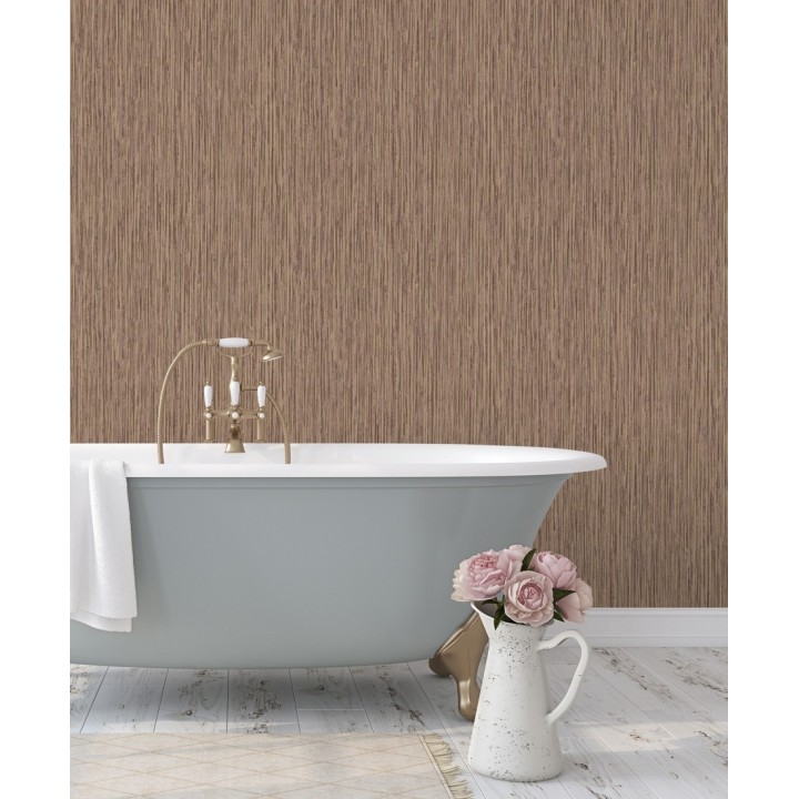 Papel pintado efecto pintura tonos marrones y dorados - Tianyar 679330