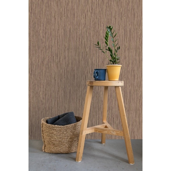 Papel pintado efecto pintura tonos marrones y dorados - Tianyar 679330