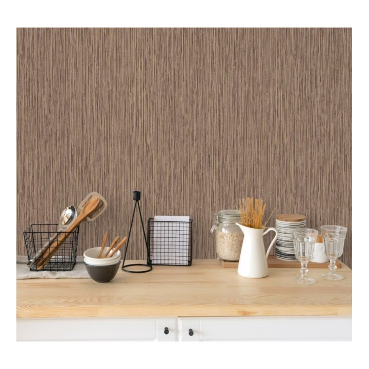 Papel pintado efecto pintura tonos marrones y dorados - Tianyar 679330