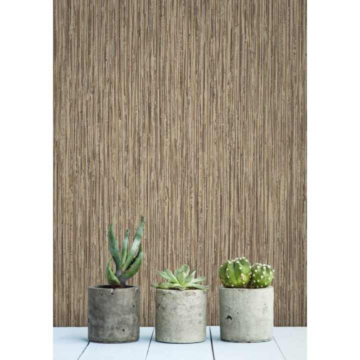 Papel pintado efecto pintura tonos marrones - Tianyar 679332