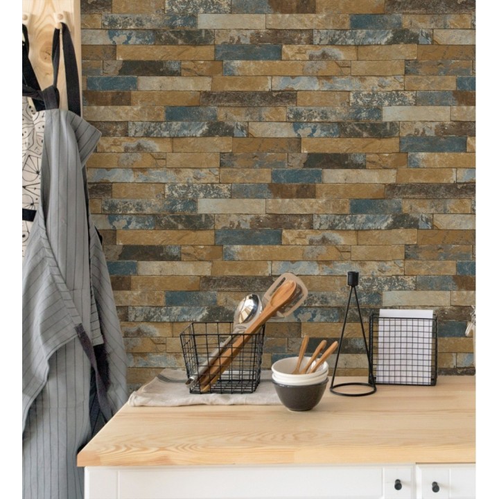 Papel pintado ladrillo elegante y minimalista - Boston 6902