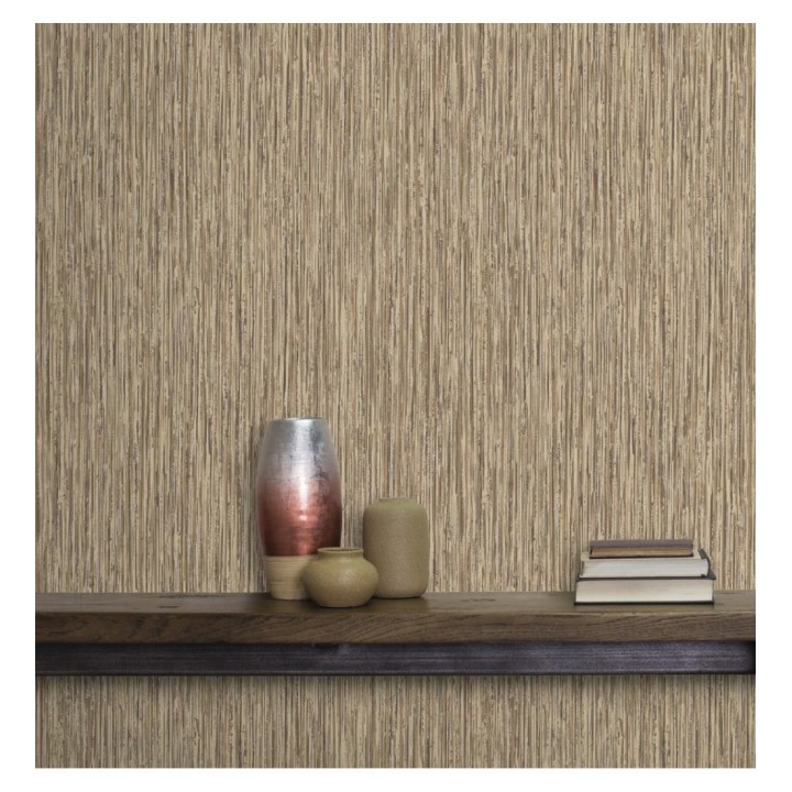 Papel pintado efecto pintura tonos marrones - Tianyar 679332