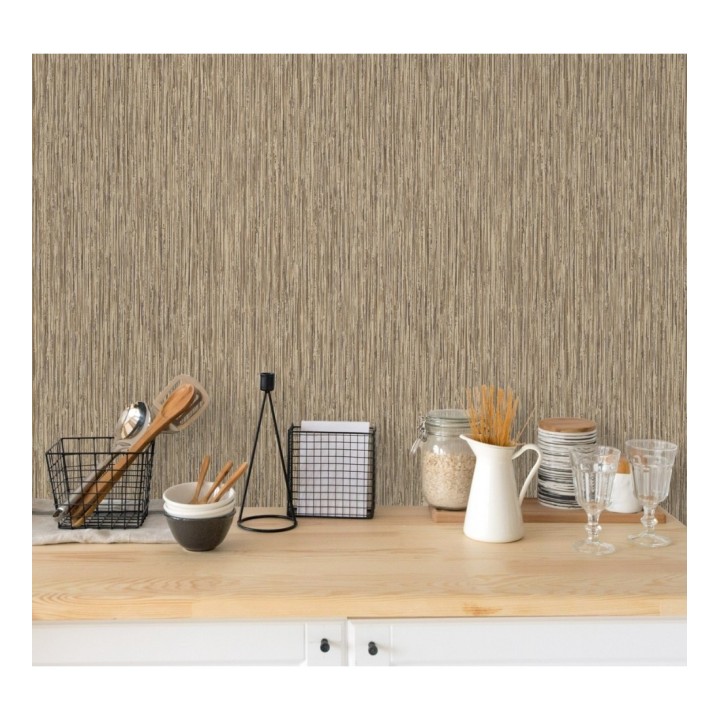 Papel pintado efecto pintura tonos marrones - Tianyar 679332