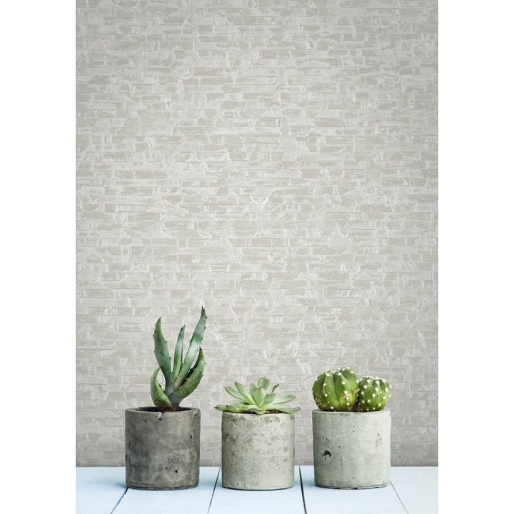 Papel pintado mosaico de piedrecitas - Venice Stone 679333