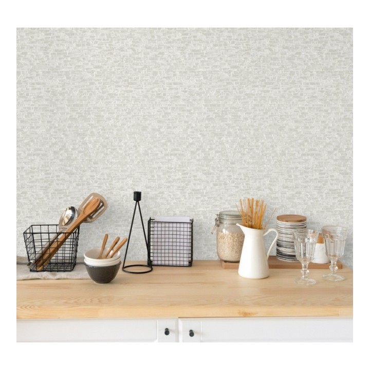 Papel pintado mosaico de piedrecitas - Venice Stone 679333