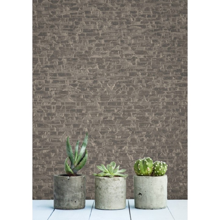 Papel pintado mosaico de piedrecitas - Venice Stone 679334