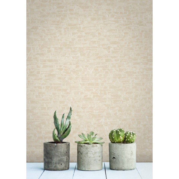 Papel pintado mosaico de piedrecitas - Venice Stone 679336